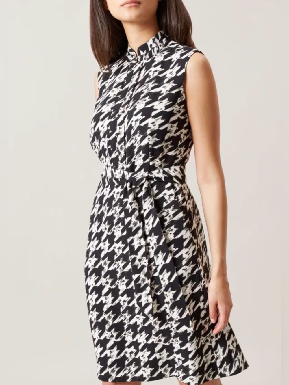 Floretta Houndstooth Dress
